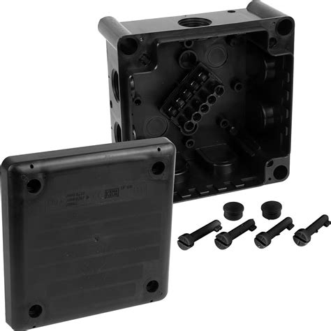 black ip66 junction box|screwfix waterproof junction boxes.